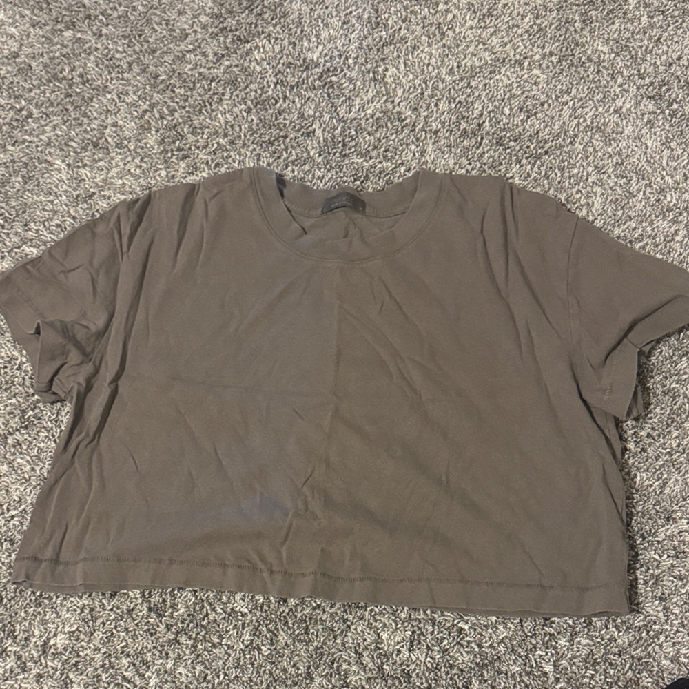 nuuds Brown Women's Crop Top